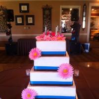 Square Tiered Cake