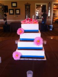 Square Tiered Cake
