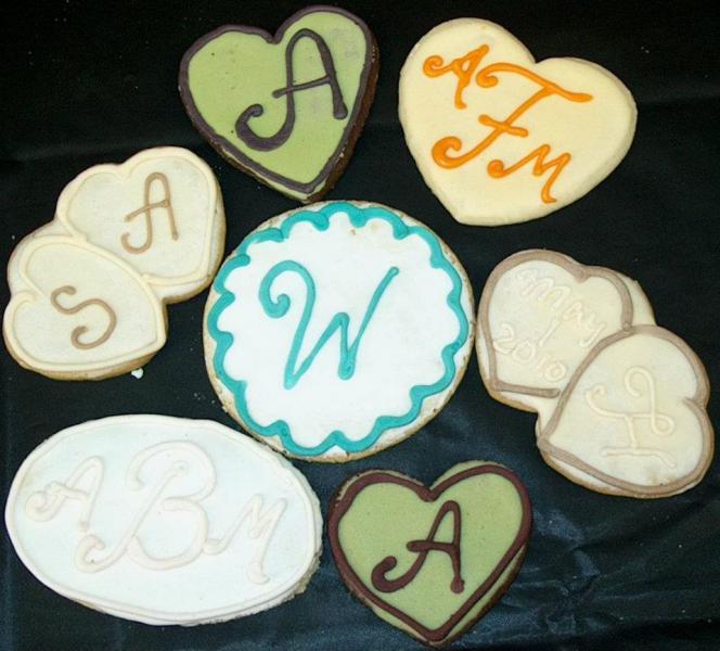 Personalized cookies for wedding