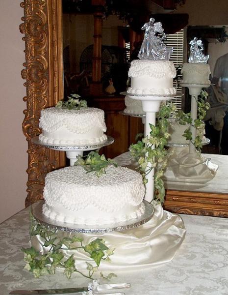 Deconstructed Wedding Cake